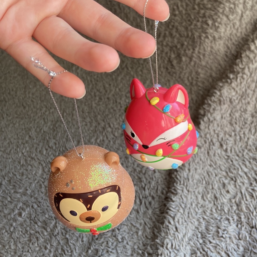 Squishmallows 2024 Fifi the Fox & Hans the Hedgehog Christmas Ornaments. NWOT. - Picture 9 of 15
